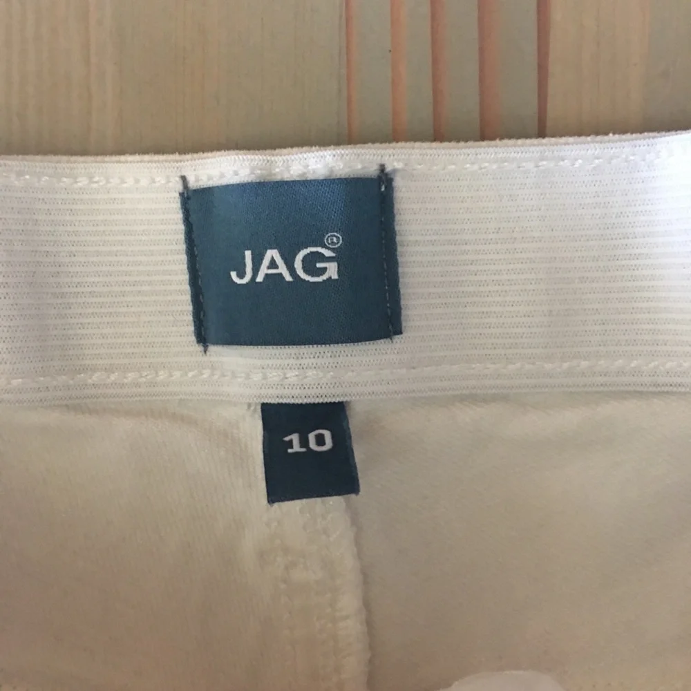 NWT JAG Carter Mid Rise Girlfriend Jeans White 12 - Picture 13 of 16